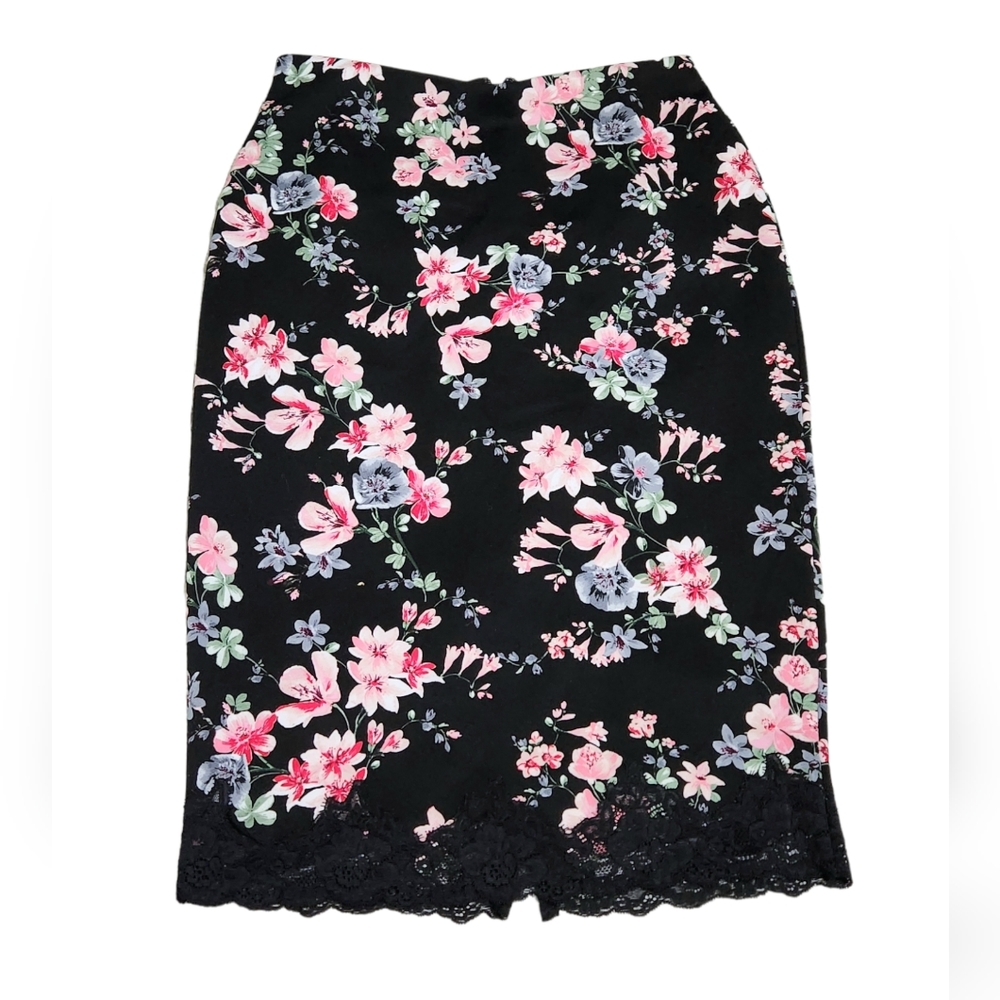 Express Floral Straight Pencil  Skirt Sz.8